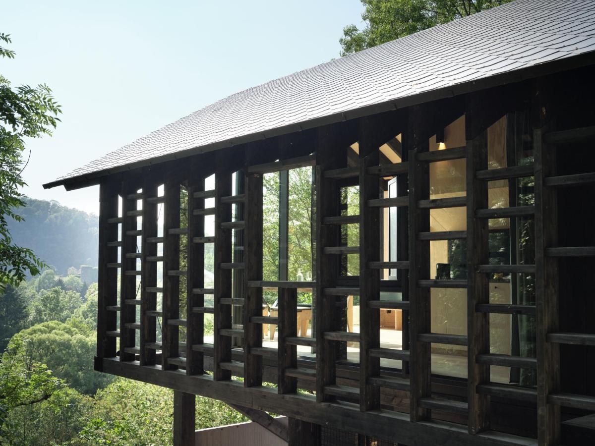 Hutstuf The Beaver & Private Outdoor Spa La-Roche-en-Ardenne Exteriör bild