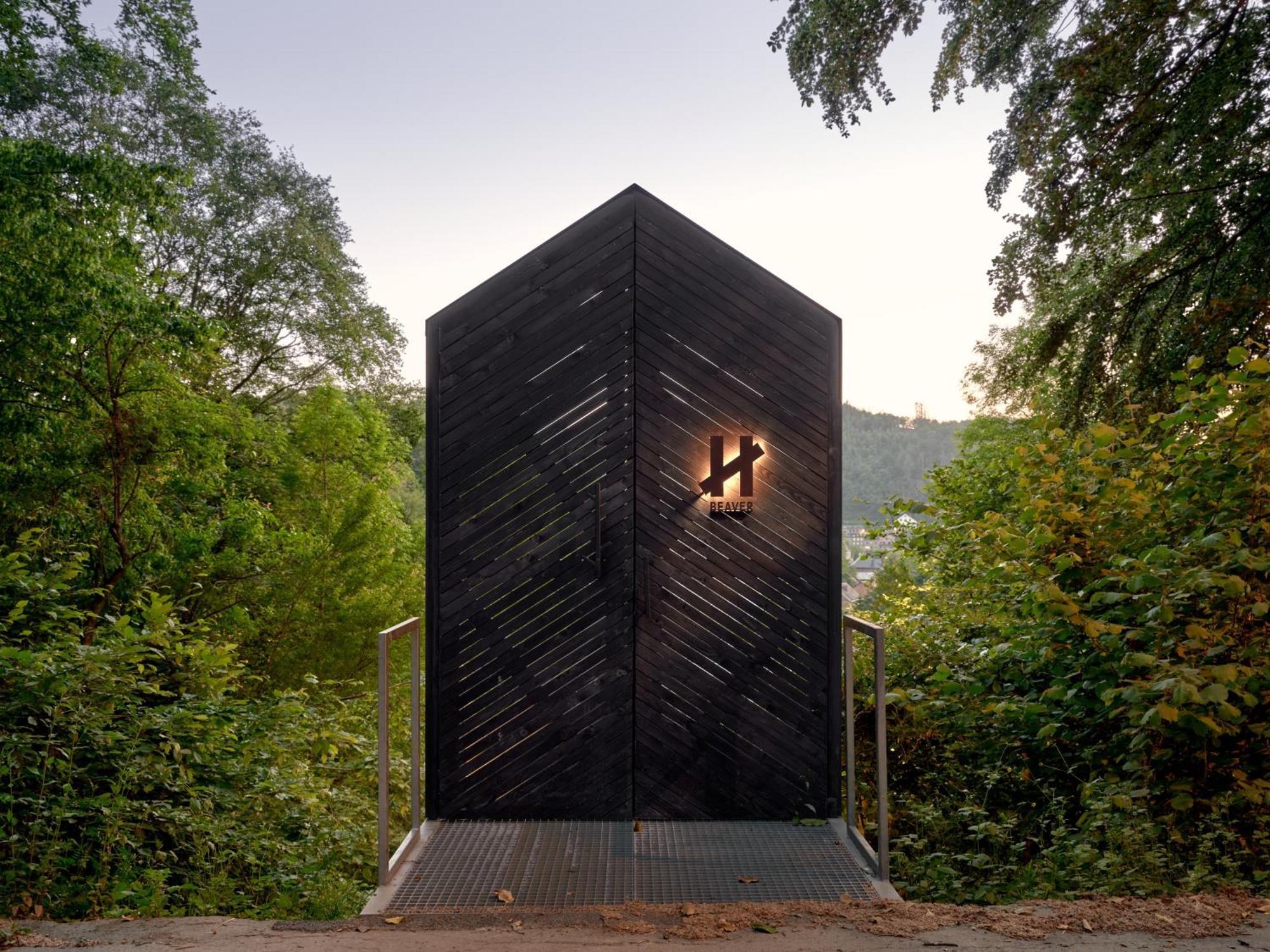 Hutstuf The Beaver & Private Outdoor Spa La-Roche-en-Ardenne Exteriör bild